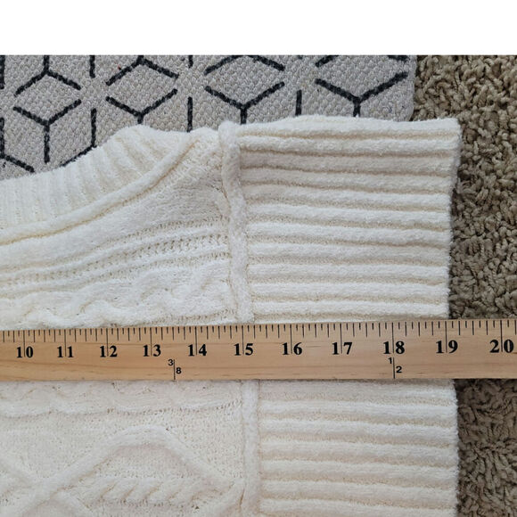 FREE PEOPLE Rowan Sweater Vest in Ivory, sz XL - Picture 16 of 16